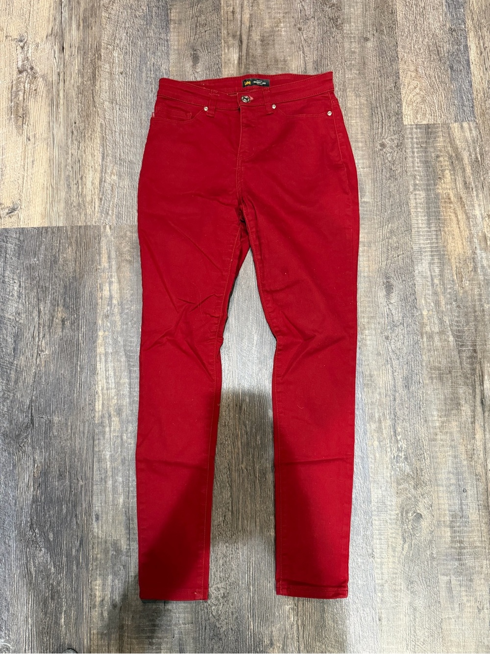 Lee Women’s Red Skinny Jeans